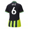 Manchester City Nathan Ake #6 Bortedrakt Kvinner 2024-25 Kortermet